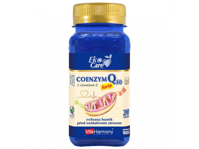 Coenzym Q10 forte s vitaminem E (200 tob.) Eko