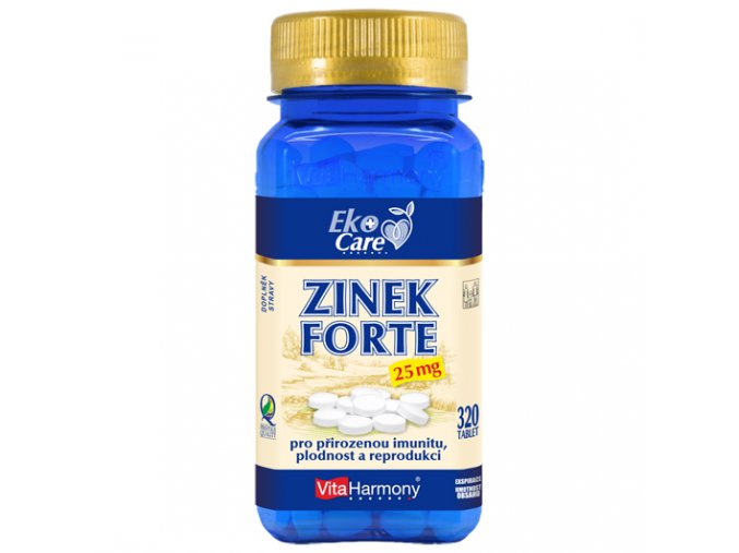 Zinek Forte 25 mg (320 tbl.) Eko