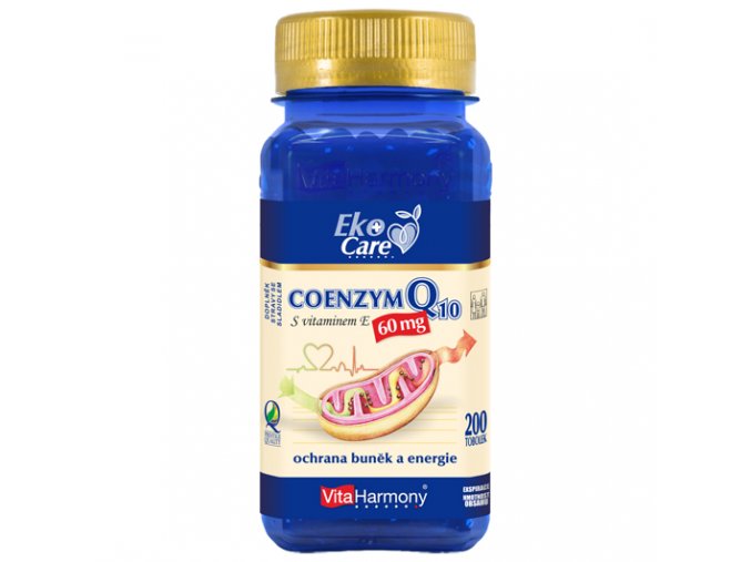 Coenzym Q10 60 mg + vitamin E - 200 tob. Eko