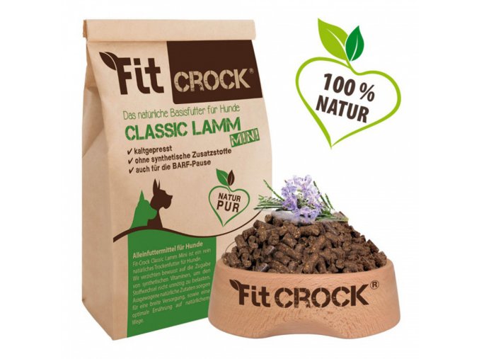 Fit-Crock Classic Jehněčí - granule lisované za studena