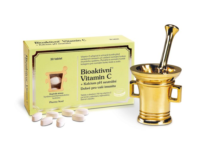 Bioaktivní Vitamín C+Kalcium 30 tablet