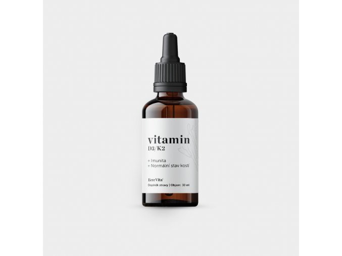 Vitamín D3/K2 tekutý 1000UI 30ml