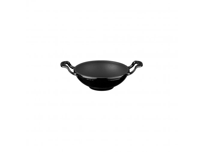 Litinový wok 16 cm - černý