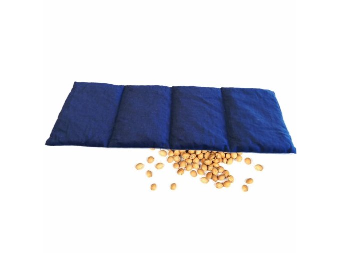 Bederni nahrivaci polstarek s tresnovymi peckami 20 x 55 cm