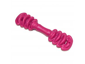 Gumová hračka pro psy Argi - typ 1 - růžová - 17 x 5 cm