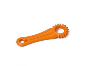 Gumová hračka pro psy Argi - typ 3 - oranžová - 17 x 5 cm