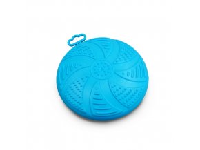 Frisbee - létající talíř Argi - gumový - modrý - 17 cm