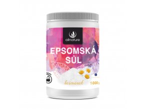 Allnature Epsomská sůl Heřmánek 1000 g