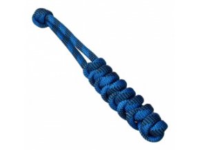 Pešek z lana kulatý – modrý 5 x 40 cm / 14 mm