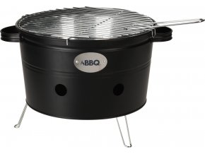 BBQ gril soudek - černý