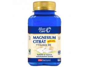 Magnesium citrát 400 mg + vitamin B6 (60 tbl.)