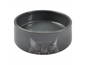 Keramická miska pro kočky 250 ml - antracitová