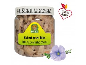 Kuřecí prsní filet, mrazem sušený 80 g