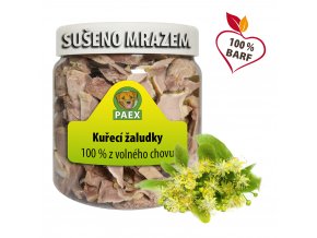 Kuřecí žaludky, mrazem sušené 60 g