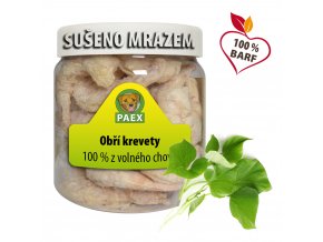 Obří krevety, mrazem sušené 50 g