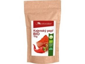 Kayenský pepř BIO 10g