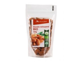 Mandle neloupané BIO 150g