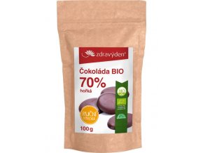 Čokoláda hořká BIO 70% 100g