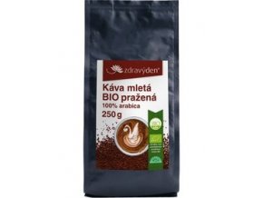 Káva zrnková BIO pražená 250g