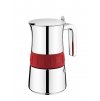 Moka konvice Elegance red- 4 šálky