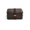 Obědový Bento Box s příborem - dřevěná elegance