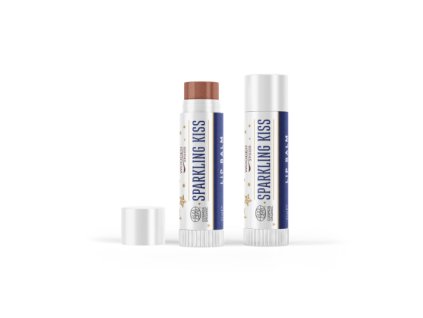 Balzam na pery Trblietavý bozk Wooden Spoon 4,3ml ECO CERT Cosmos Organic