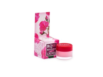 Balzam na pery z ružovej vody téglik Rose of Bulgaria 5 ml suchá