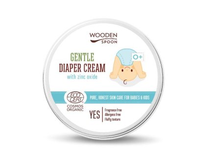 Bio zinkové maslo na upokojenie pokožky a proti zapareninám Wooden Spoon 15ml ECO CERT Cosmos Organic