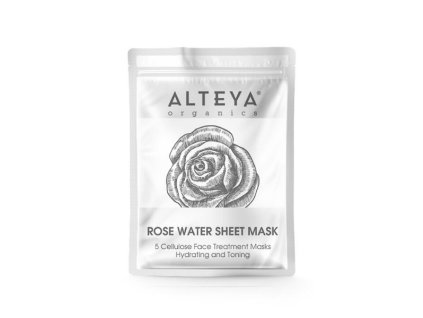 Celulózová maska na tvár Alteya Organics 5 ks USDA ORGANIC