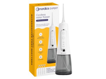 Elektrická ústna sprcha bezdrôtová EA139W Nordics Oral Care 300ml dospelých
