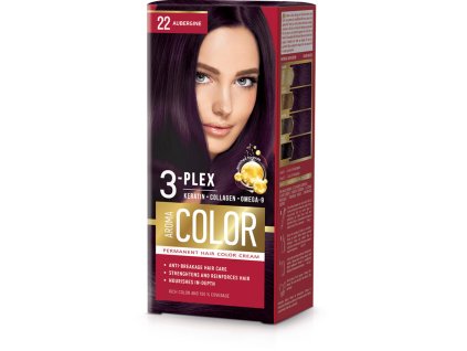 Farba na vlasy - baklažán č. 22 Aroma Color fialová