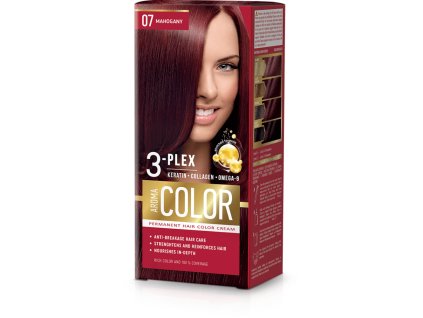 Farba na vlasy - mahagón č.07  Aroma Color červená