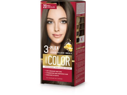 Farba na vlasy - mliečna čokoláda č.20 Aroma Color hnedá