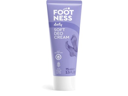 Jemný DEO krém na chodidlá Footness 75 ml krém