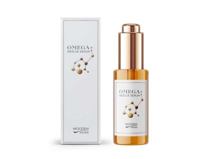 Luxusný nočný elixír - Omega+Rescue oil WoodenSpoon 30 ml VEGAN