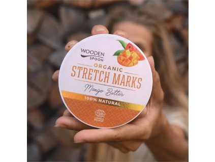 Mangové maslo proti striám Wooden Spoon 15ml ECO CERT Cosmos Organic