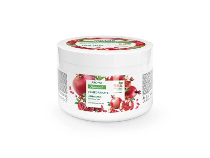Maska na farbené vlasy Granátové jablko Aroma 450 ml farbené
