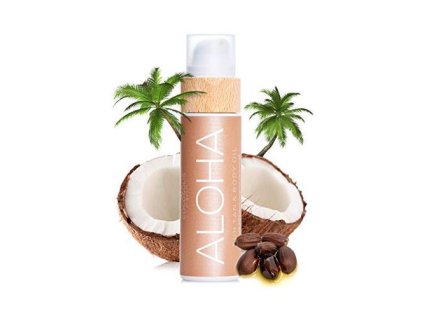 Opaľovací olej Aloha bez SPF Cocosolis Organic 110ml olej