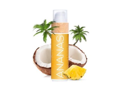 Opaľovací olej Ananás bez SPF Cocosolis Organic 110ml olej
