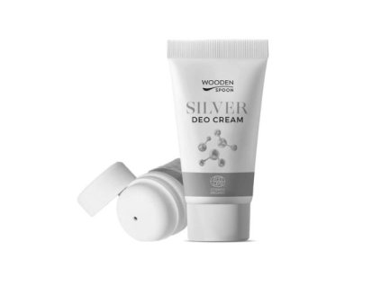 Organický krémový dezodorant s mikrostriebrom Wooden Spoon 40ml tekutá