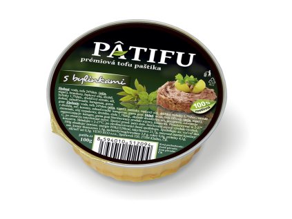 Patifu paštéta S BYLINKAMI 100g