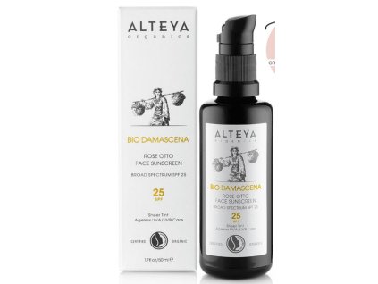 Pleťové sérum proti slnku SPF25 Bio Damascena Alteya Organics 50 ml ORGANIC