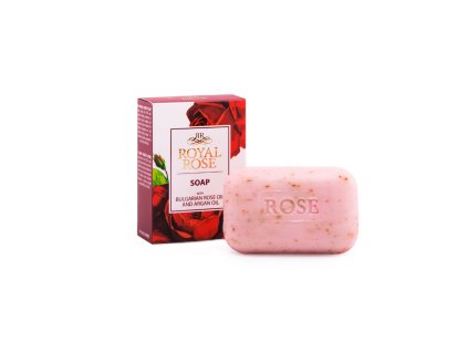 Prírodné mydlo s ružovým a argánovým olejom Royal Rose 100 g normálna