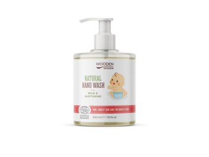 Prírodné tekuté mydlo pre deti Wooden Spoon 300ml ECO CERT Cosmos Organic