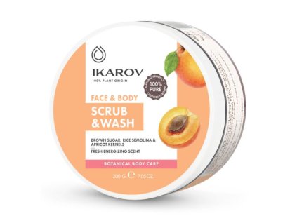 Scrub na telo a tvár marhuľa Ikarov 200g