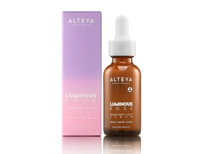 Širokospektrálne rozjasňujúce sérum Luminous Rose Alteya Organics 30ml USDA ORGANIC
