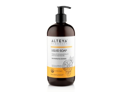 Tekuté mydlo Grapefruit a Pomaranč Alteya Organics 250 ml USDA ORGANIC