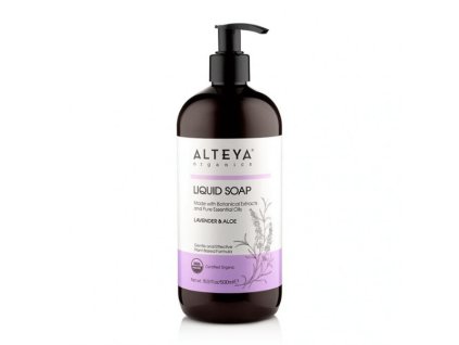 Tekuté mydlo Levanduľa a Aloe Alteya Organics 250 ml USDA ORGANIC