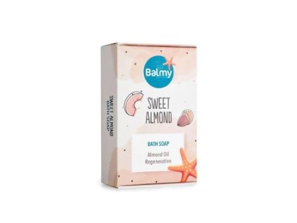 Tuhé mydlo do kúpeľa sladké mandle Balmy 110g suchá