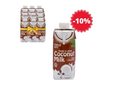 XL balenie - Kokosový nápoj čokoláda COCOXIM 12x330 ml HALAL